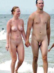 nudist couple erection. Photo #5