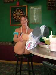 big tits waitress. Photo #5