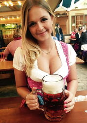sexy german beer girl. Photo #1