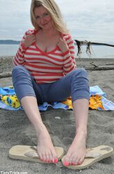 mature women at the beach. Photo #3