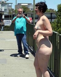 amateur wife nude in public. Photo #3