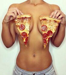 sexy pizza girl. Photo #5