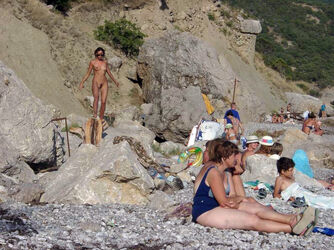 wife beach nude. Photo #3