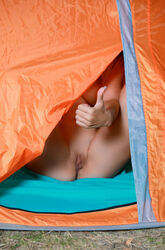 nude teens camping. Photo #2