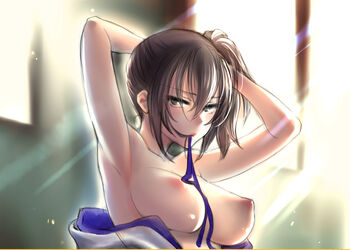 anime topless. Photo #5