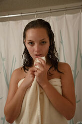teen girl in shower. Photo #6